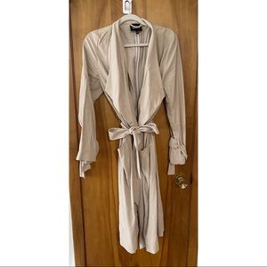 Express Flowy Drape Coat